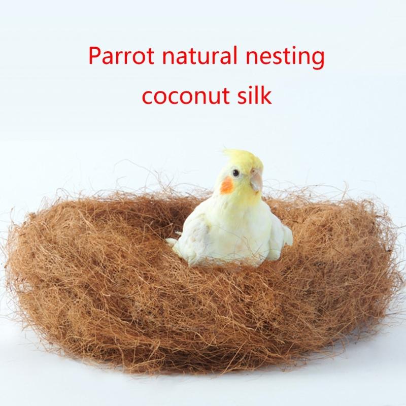 500g/200g Natural Bird Supplies Sterilized Natural Coconut Fiber for Bird Nest Excellent Toy Bird Nesting Materials