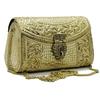 Женский подарок, свадебная сумка, латунный металлический клатч, сумка-слинг, индийский этнический антикварный клатч