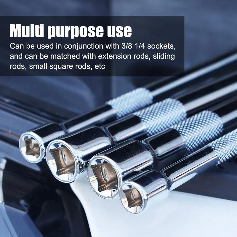 250mm Extended Sleeve Sleeve Ratchet Extender Long Rod Steering Sleeve Linkage Attachment Hand Tools Auto Repair Parts