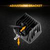 AUXBEAM 3Inch 72W LED Square Work Light Pod Dual Color 6 Lighting Modes Driving Lamp for Truck Pickup Offroad