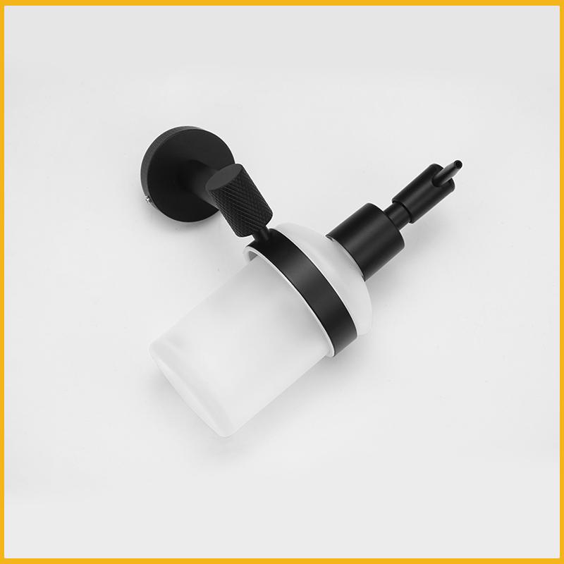 Матово-черный настенный держатель для полотенец из нержавеющей стали, крючок для халата, держатель для бумаги, держатель для туалетной щетки, аксессуары для ванной комнаты