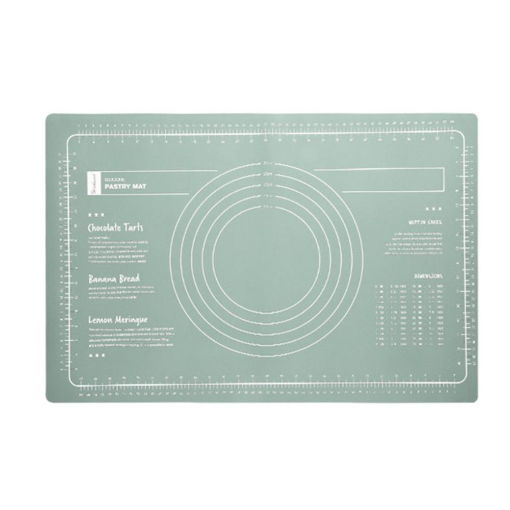 Жаростойкий коврик для раскатывания теста со шкалой, коврик для выпечки, коврик для кондитерских изделий, набор силиконовых подушечек для замешивания, торт