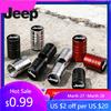 For Jeep 4Pcs Aluminum Alloy Car Tire Valve Cap Dust Cover Accessories For Jeep Grand Cherokee Wrangler JK Gladiator Compass