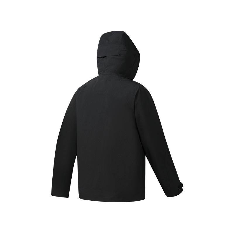 Men's FILA EXPLORE Softshell Jackets Men's Pitch Black Hooded (Non-detachable) Moderate Other