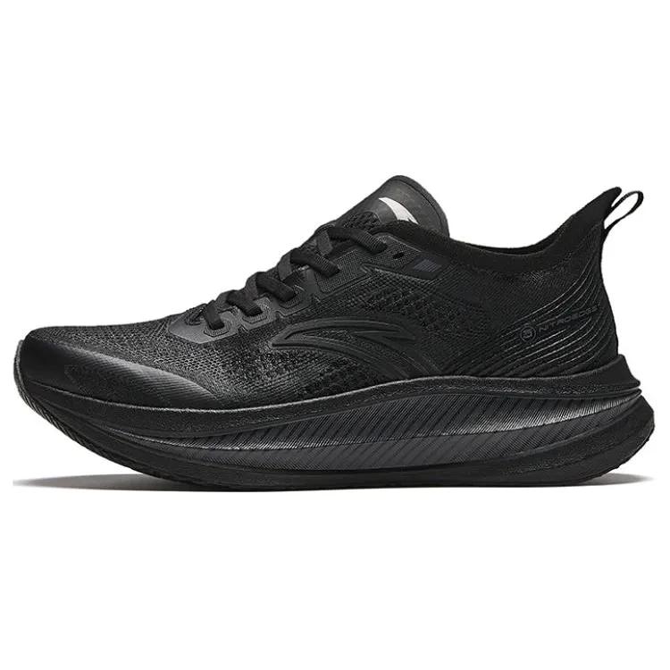 Anta Fabric Low top Full Length Carbon Plate Marathon Running Shoes Men's Black (Unisex) Running Shoes 912425588 3