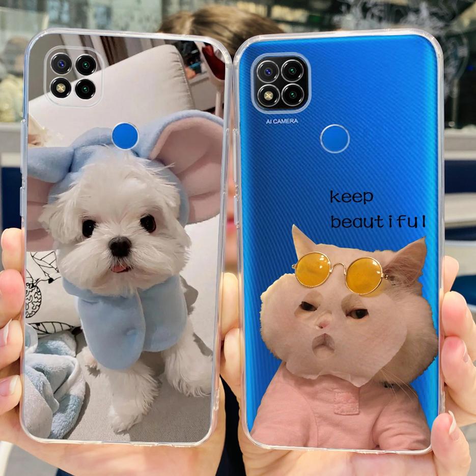 Чехол для Xiaomi Redmi 9C Милый Чехол с Рисунком Панды Астронавта Мягкий Силиконовый Чехол для Телефона Для Xiaomi Redmi 9C NFC Redmi9C Fundas Capa