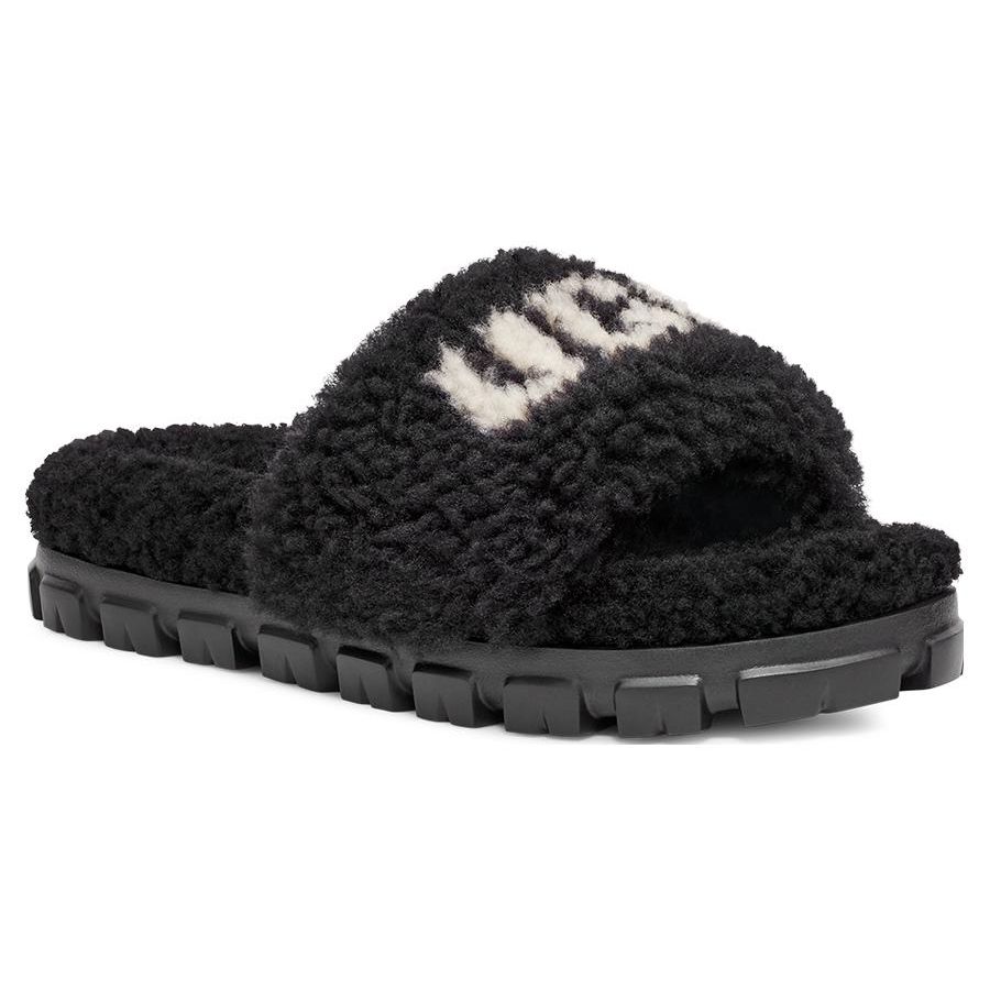 UGG Cozetta Curly Graphic Черный (Женский) Женские кроссовки 1132891-BLK
