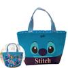 Insulated Stitch Lunch Bag Featuring Vibrant Cartoon Designs Durable Cool Food Storage For School And Outdoor