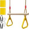 Kenkoba Hands Hanging Swing Perfect for Home Gymnastics Training Children's Hanging Ring Play Equipment (Yellow)