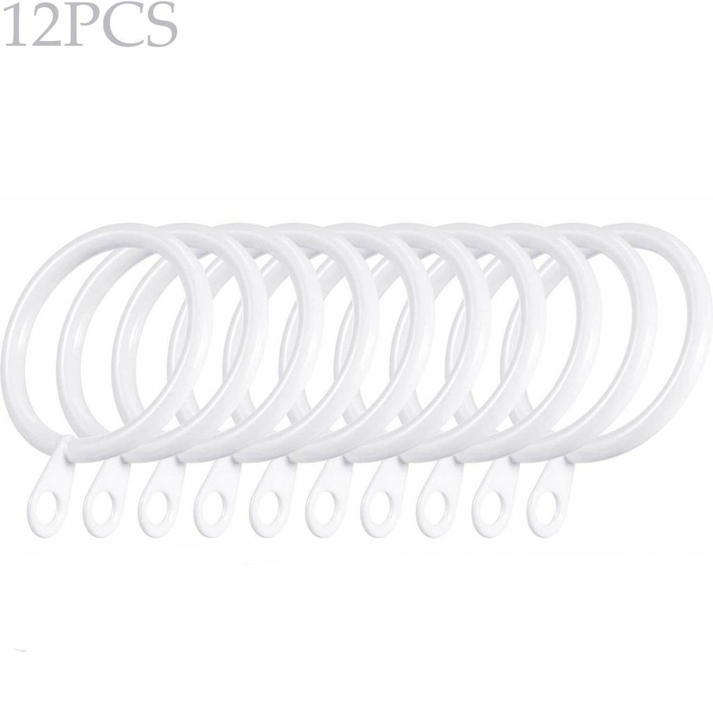 Металлические Бесшумные Сверхпрочные Кольца-крючки для Штор Римские Кольца для Карнизов