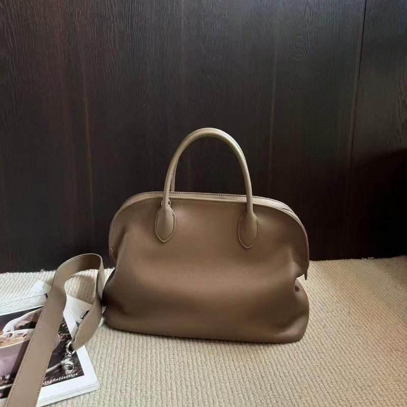 2025 Новая кожаная женская сумка первый слой кожа swift плиссированная сумка-боулинг легкая роскошь большая вместимость портативная сумка через плечо