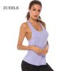 Беговой жилет без рукавов, спортивный синглетный женский спортивный топ для фитнеса, рубашки для бега в тренажерном зале, йоге