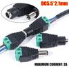 10Pcs 2.1*5.5mm DC Power Plug Adapter Barrel Male Female Socket Durable Plug Jack Connector