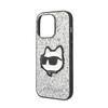 Karl Lagerfeld Nft Glitter Choupette Patch - Etui Iphone 14 Pro Max (Srebrny)