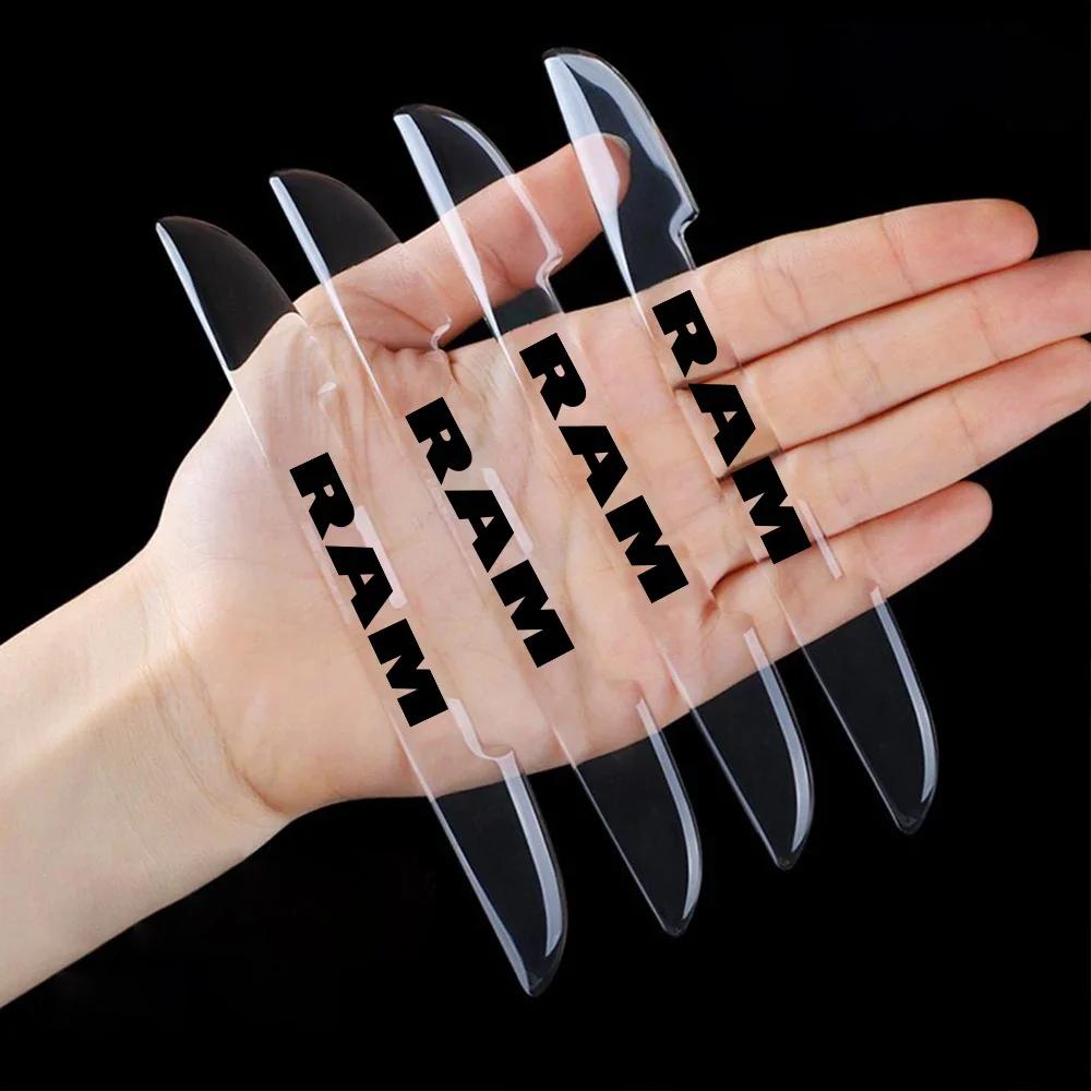 4PCS Car Door Anti Collision Strips Auto Accessories For Dodge Journey Challenger Caliber Charger Ram 1500 Avenger Nitro DART