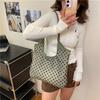 Polka Dot Canvas Autumn New Simple and Versatile Fashion Big Bag Lazy Literary Shoulder Handbag