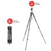 Manfrotto Element MII Aluminum 4 Twist Maximum 8kg Load Compatible with SLR Carry Bag Included Tripod, Sections, Black, 180° Folding, Lock, Capacity,