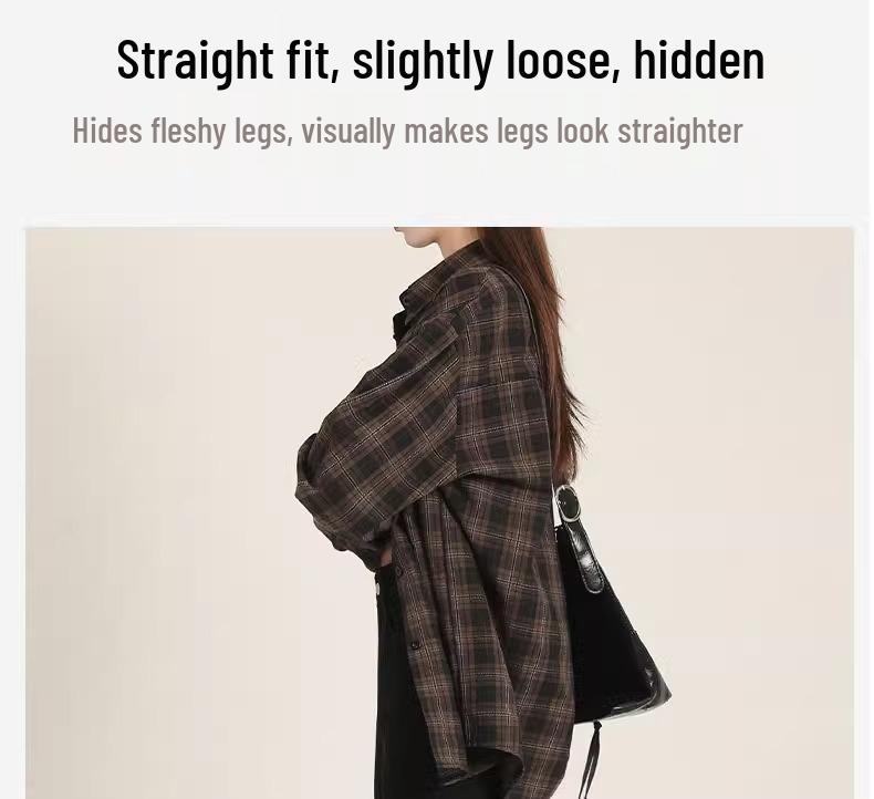 Женские черные джинсы с высокой посадкой, облегающие, прямого кроя, осень 2025