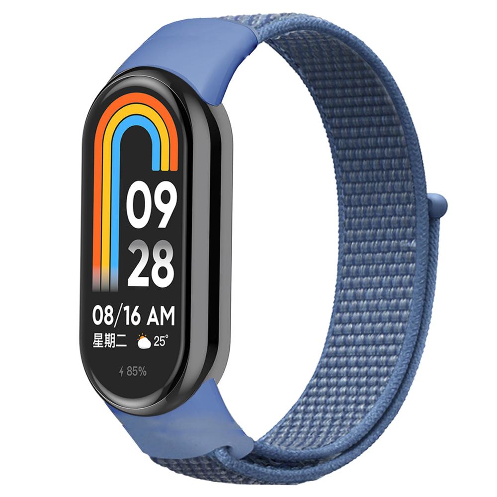 Нейлоновый ремешок для Xiaomi Mi Band 10/9/8 Браслет NFC Дышащий браслет Наручный ремешок Correa Спортивный ремешок для Mi band 8/9/10 Ремешок
