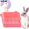 A'sTool Rabbit Toilet Cage with Slatted Floor, Rectangular, Fixed, for Degus, Chinchillas, Ferrets, and Guinea Pigs (White)