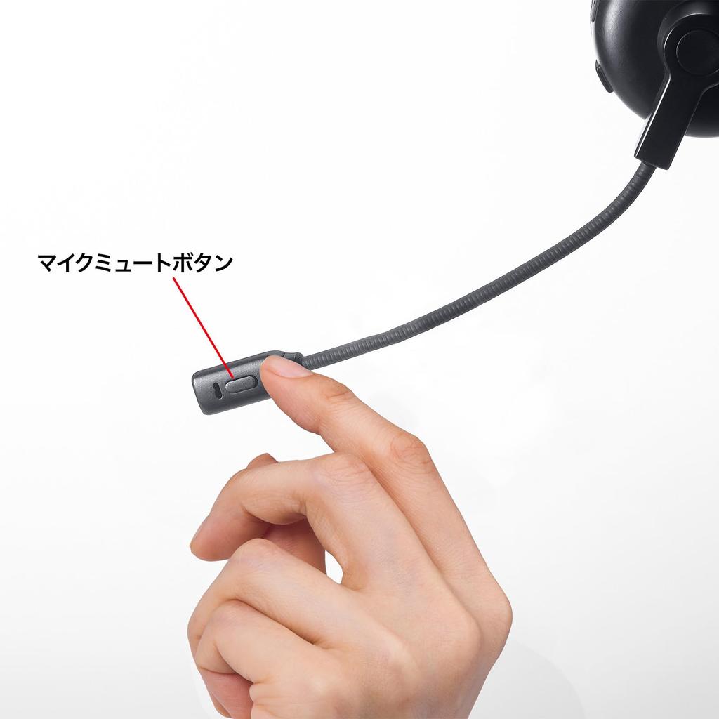 Sanwa Supply Bluetooth Headset Unidirectional Microphone and Charging (with Cradle) MM-BTMH67BK
