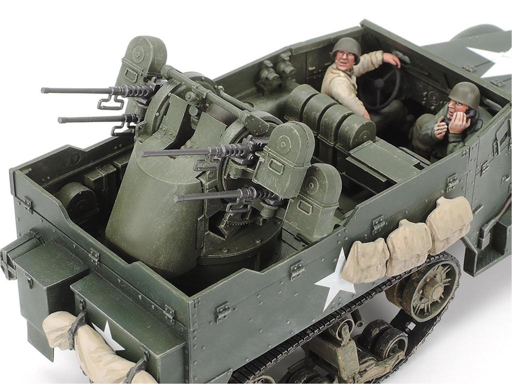 Tamiya Military Miniature Series American Gun M16 Sky Cleaner Пластиковая модель 35081 1/35 № 81 Самоходная зенитная установка