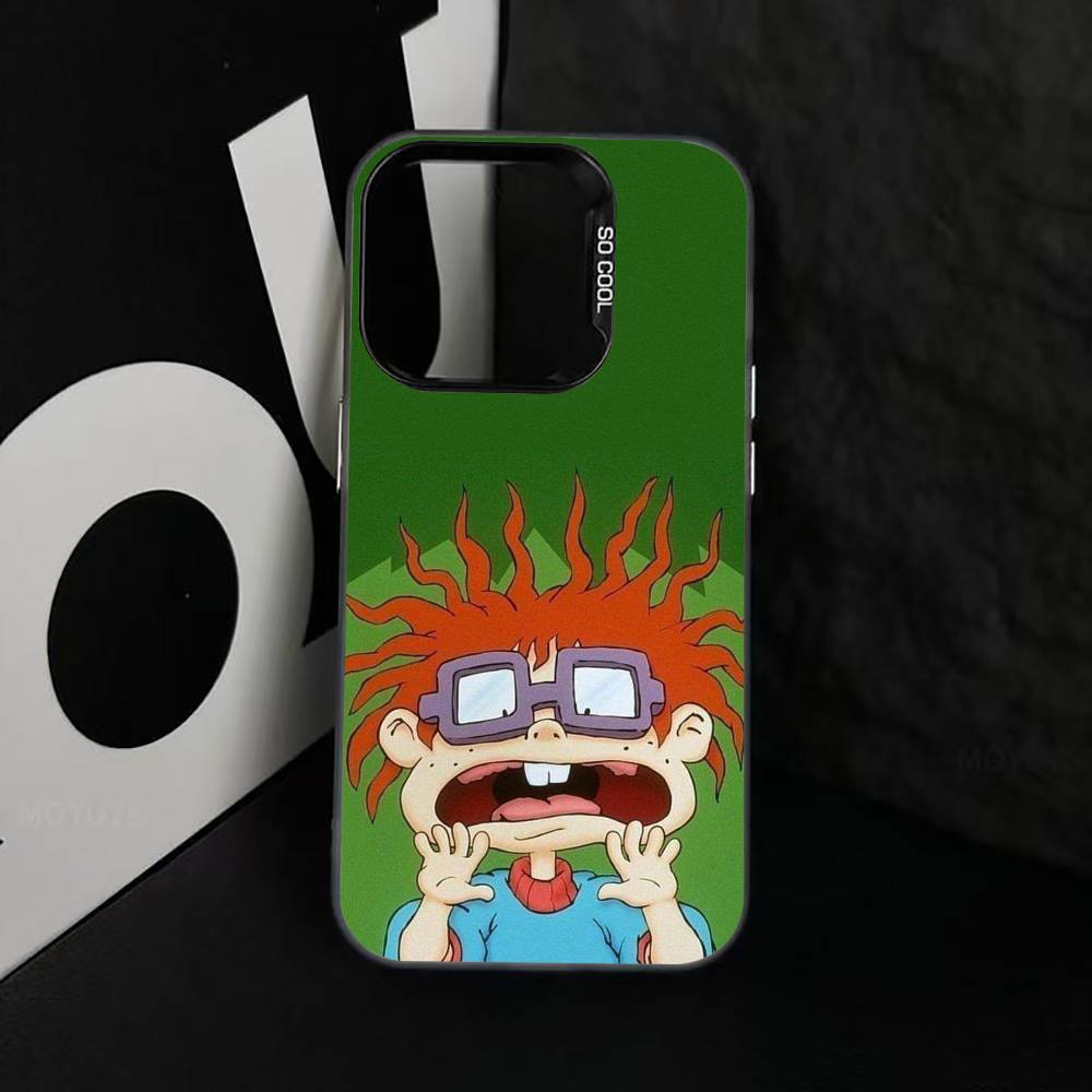 Rugrat C-Chuckie A-Angelica Phone Case For iPhone 17,16,15,14,13,12,11 Plus,Pro Max,XS,Colorful Silver Phone case Funda Cover