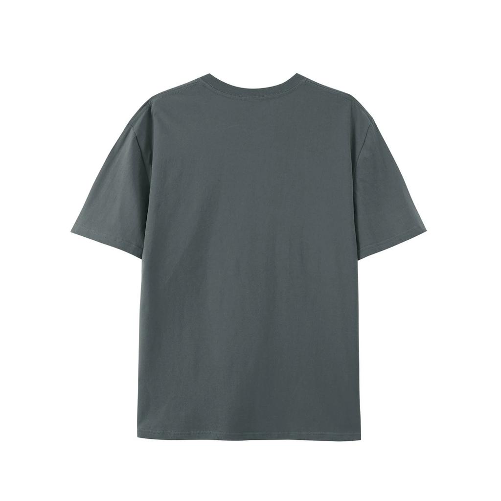 Летние мужские футболки из 100% хлопка, модные, повседневные, спортивные, свободного кроя, с принтом мультяшного медведя, с круглым вырезом и короткими рукавами