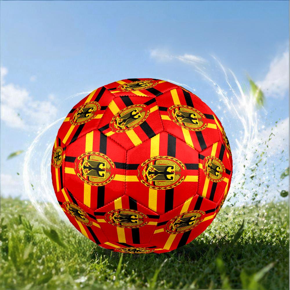 Eagle Emblem Of Germany Size 5 Soccer Ball,Indoor/Outdoor Suitable for Training Matches Tournaments Practice Games Perfect Gift for Fan