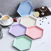 Hexagonal Tray Non Toxic Harmless Stable Easy To Clean Fruit Dish
