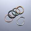 1Pc Unisex Hinged Segment Titanium Steel Ear Helix Tragus Piercing Septum Lip Ring Nose Hoop