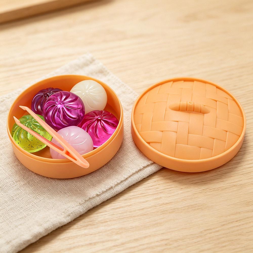 Cute Pinch Mini Dumplings Squishy Squeezable Sensory Toy Student Steamer Bun Toy Boys Girls