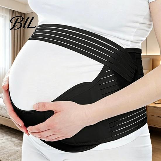Abdominal Support Belly Belt Adjustable Elastic Straps Breathable Pregnancy Brace Band Supports Abdomen Waist Protector for Pregnant Women