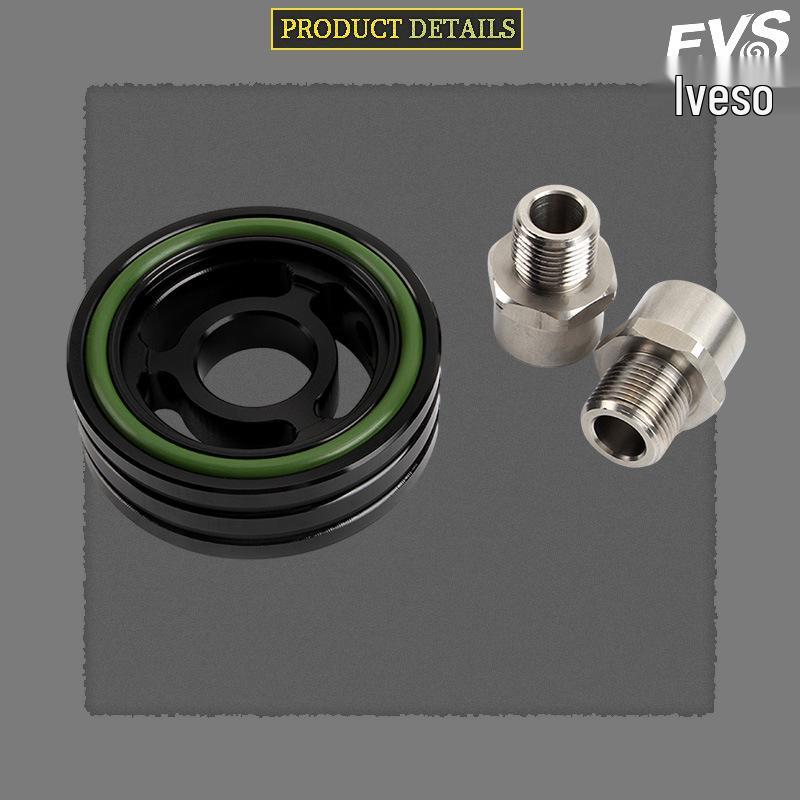 Universal Oil Filter Adapter for Temperature & Pressure Sensors, Fits 80mm Filters