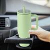 40 Oz Thermal Cup Stainless Steel Tumbler with Flip Straw Leakproof Insulated Travel Mug with Handle for Home Office Car
