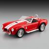 1:22 Shelby Cobra 427 S/C 1965 Сплав Родстер Спортивный Автомобиль Модель Металлическая Литая Классический Транспортное Средство Модель Автомобиля Звук Свет Детская Игрушка Подарок
