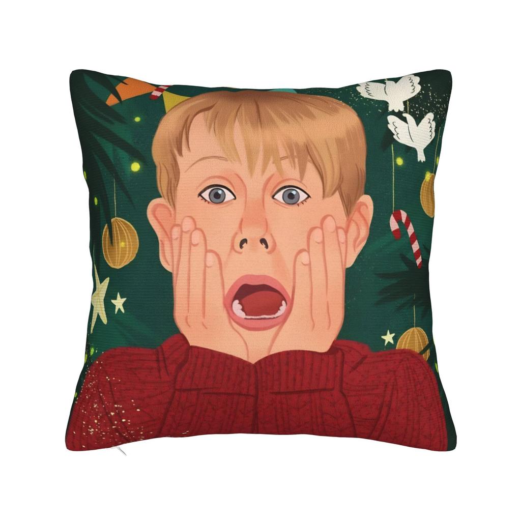 Printed Home Alone Movie Kevin Comedy Pillowcase Polyester Cushion Cover Decorative Macaulay Culkin Pillow Case Cover Bedroom