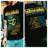 Унисекс футболка Böhse Onkelz Mitten Unter Euch 2026 Tour с принтом черепа, черная, с коротким рукавом, для мужчин и женщин