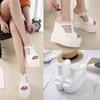Summer Inner Height Women's Slippers 14cm Super High-heeled Wedge Heels Slides Platform Shoe New Fashion High Heels Ladies Pumps