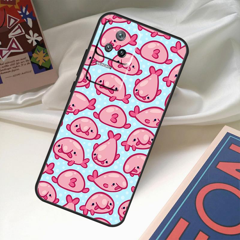 Чехол Рыба-капля для Xiaomi 15 14 Ultra 17 Pro Max 13T 14T 15T Pro POCO F8 X3 X5 X6 X7 F5 F6 F7 Pro Coque