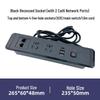 Встраиваемый двухсторонний USB-удлинитель с возможностью подключения проводов для офисных настольных компьютеров