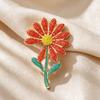 Decorative Rhinestone Flower Brooch for Women Girls Fancy Detail for Every Outfit