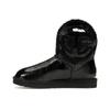 Telfar x UGG Лого Мини Ботинки Крэкл - Черные Мужские Кроссовки 1155790-BLK