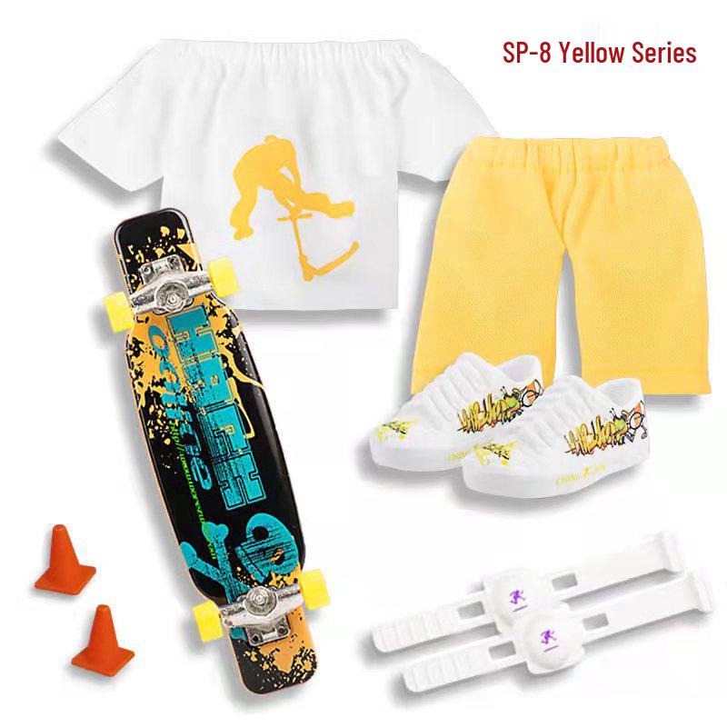 Mini Finger Shoes & Scooter Set with Finger Pants - Patent Protected, Authenticity Ensured