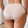 4Pcs/Set Boyshorts Seamless Panties Ice Silk Underwear Women Low Waist Underpants Female Solid Color Ultra-thin Sexy Lingerie