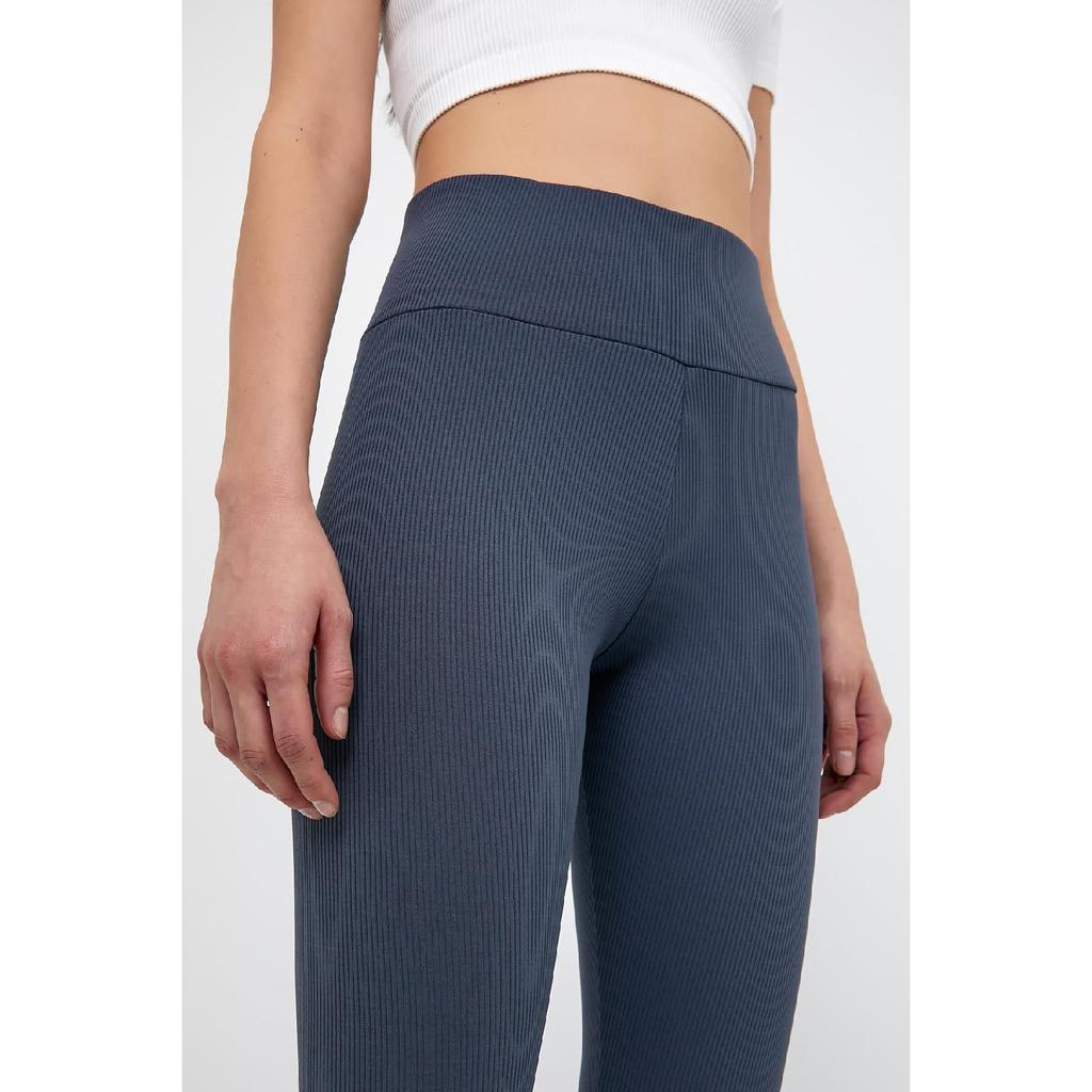 Индиго Индиго Индиго Трикотажные колготки в рубчик с завышенной талией и эластичной резинкой на талии