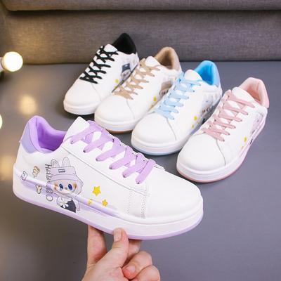 2025 маленькие белые туфли женские весенне-осенние студенческие кеды на мягкой подошве спортивная обувь универсальные кожаные повседневные туфли для девочек нескользящие