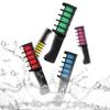 10 Colors Hair Dye Comb Washable Temporary Hair Chalk Kids Adults Disposable Hair Color Powder Applicator Brush Christmas Halloween Cosplay Makeup