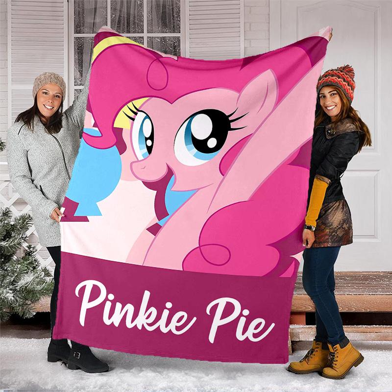 1pc My Little Pony2 Theme Blanket - Digital Print, Polyester, Cozy for All Seasons, Perfect for Outdoor, Camping, and Travel