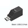 Адаптер-концентратор USB 3.0 Расширитель Мини-разветвитель 3 порта для ПК Ноутбука Macbook Мобильного телефона Высокоскоростной Считыватель U-дисков AVE